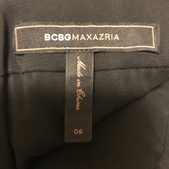 BCBG Black Bow Cocktail Dress - Picture 7 of 8